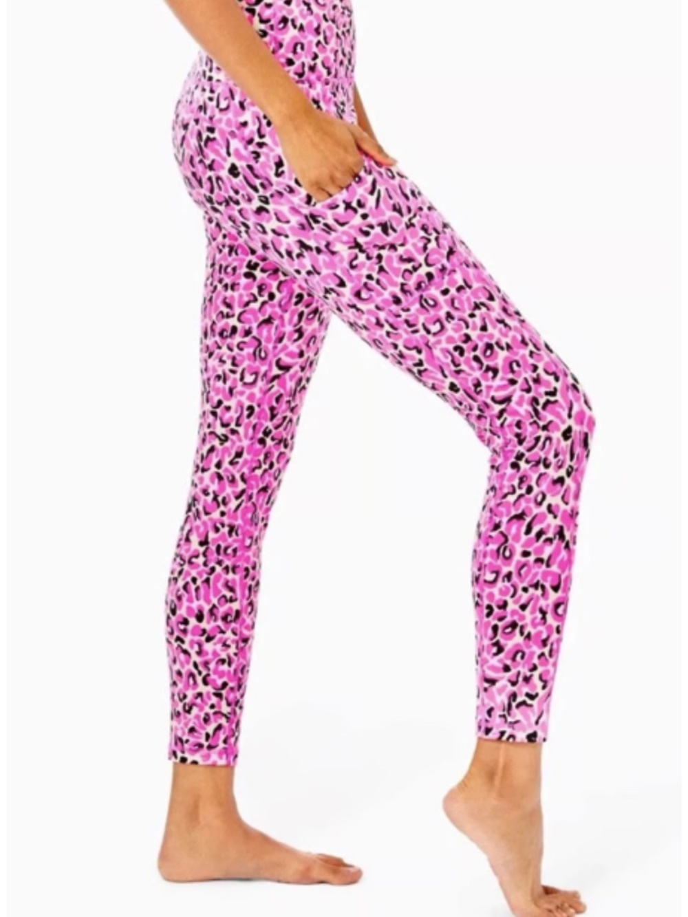 EUC Lilly Pulitzer Luxletic Weekender High Rise Leggings - Large
